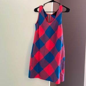 Marc Jacobs hot pink and blue dress size 2 NWT